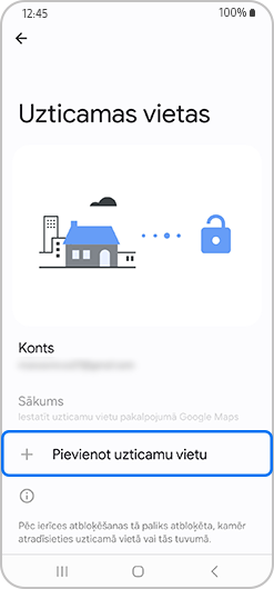 Uzticamo vietu ekrāns