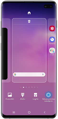 Pieskarieties “Sākuma ekrāna iestatījumi”