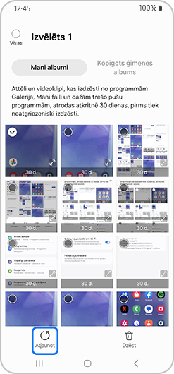 pieskarieties Atjaunot