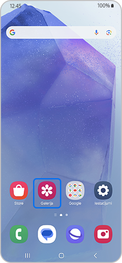 Atveriet lietotni Galerija