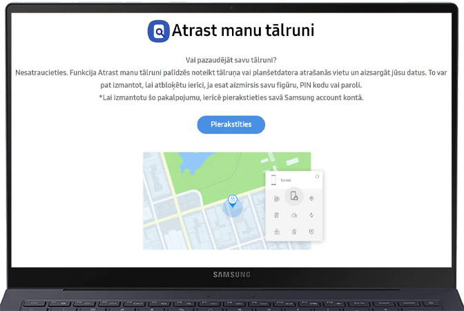 Atrast manu tālruni