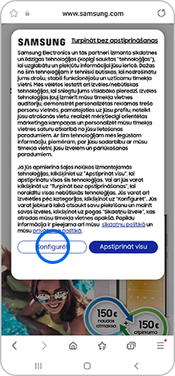 Pārvaldīt sīkfailus.