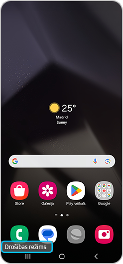 kameras fokusa funkcija drošajā režīmā solis 5