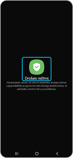 kameras fokusa funkcija drošajā režīmā solis 4