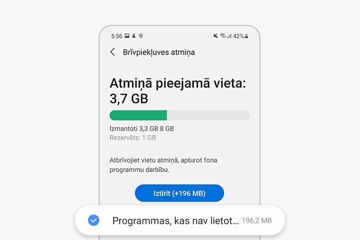 neseniai nenaudotos programos priverstinai sustabdyti