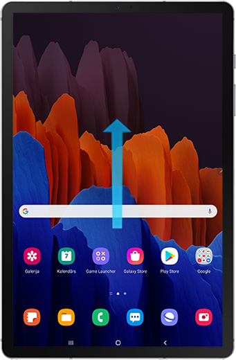 Visu planšetdatora programmu skatīšana.