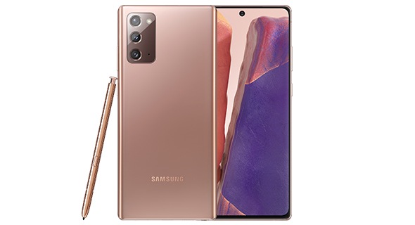 Samsung Galaxy Note20 mistiskā bronzas krāsā
