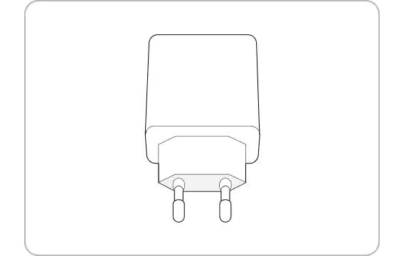 Незаземјен полнач со 2 контакти