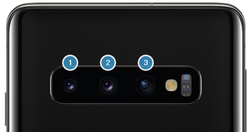 Galaxy S10 ေနာက္ကင္မရာ သုံးလုံး