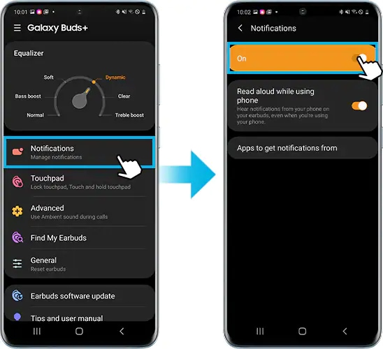 Tap Notifications