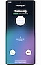 Ухаалаг утасны дэлгэц дээр SAMSUNG утаснаас ирж  буй дуудлагыг харуулна. Дэлгэцийн зураг нь дуудлага хийж буй хүний зурагнаас хамаарч цэнхэр эсвэл ягаан байна.