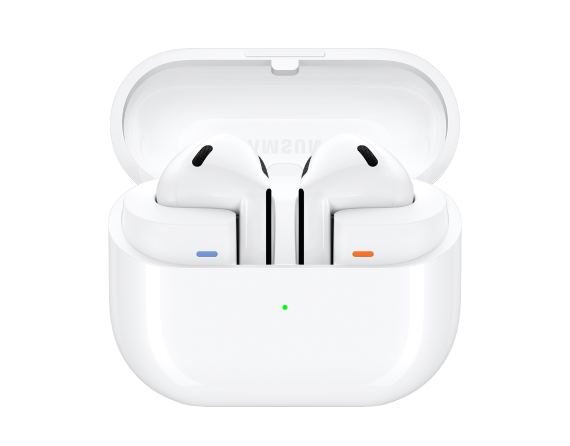 Samsung компаниясынын Кыргызстандагы расмий өнөктөштөрүнүн дүкөндөрүнөн ак Galaxy Buds 3 кулакчындарды сатып алыңыз.