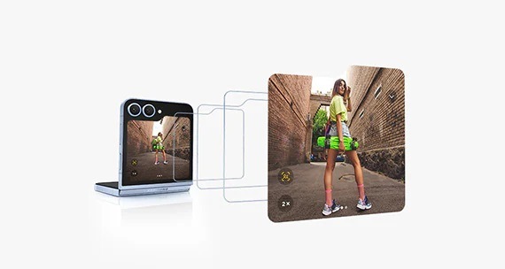 Galaxy Z Flip 6дагы Flexcam өзгөчөлүктөрү