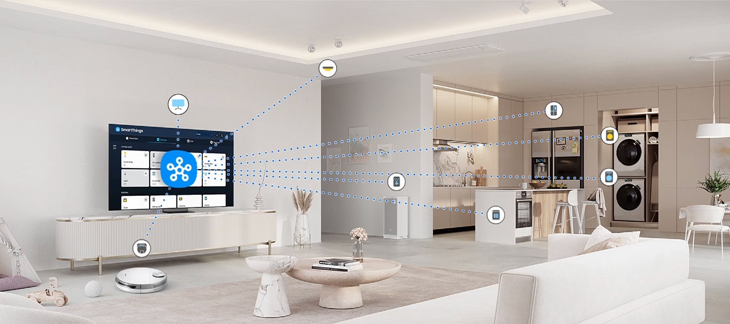 Samsung сыналгысын сатып алып, Matter жана HCA стандартын колдонуп, акылдуу аппараттарыңызды жана үй шаймандарыңызды башкарыңыз