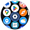 Тохиргоо элемент онцолсон нь Samsung Watch үндсэн дэлгэц.