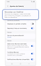 Pantalla de configuración de la galería
