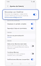 Pantalla de configuración de la galería