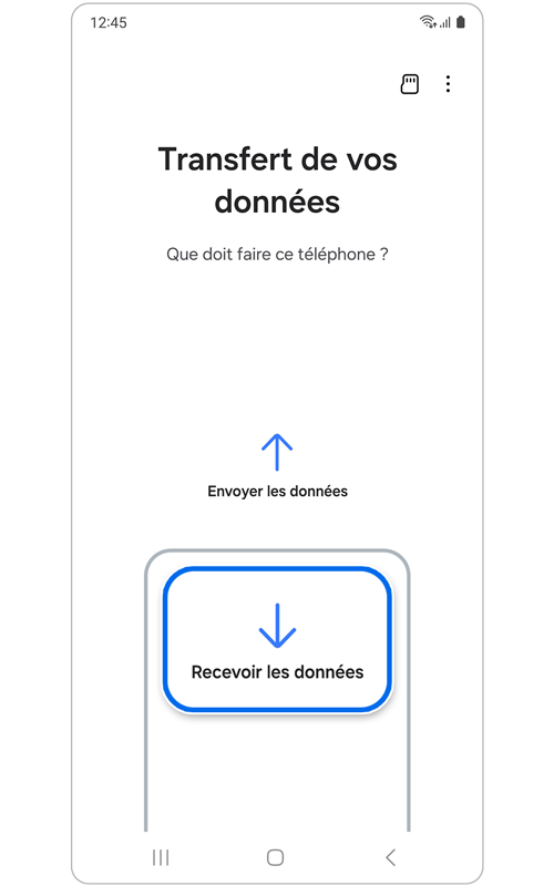 Transférez vos données avec l'application Smart Switch