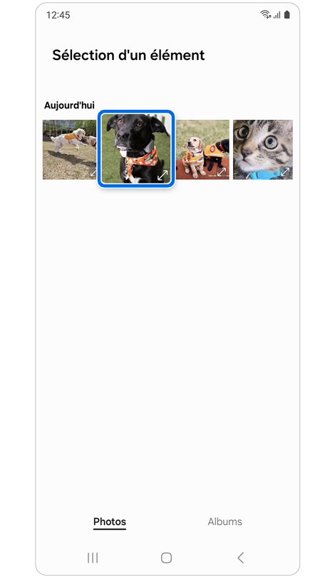 Images dans l’application Galerie