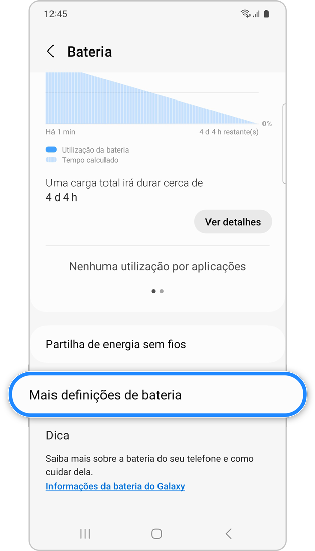 Ativar o modo de desempenho Ligeiro, passo 3.