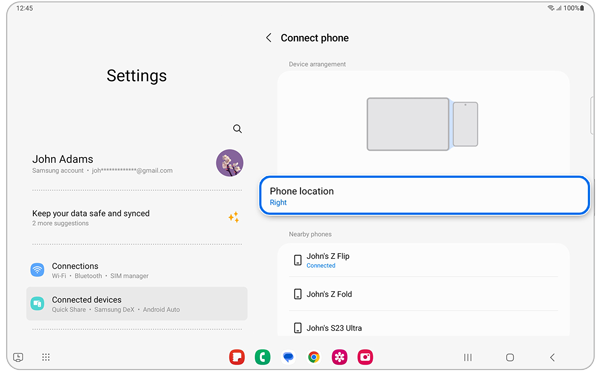 Samsung Galaxy multi control step 4