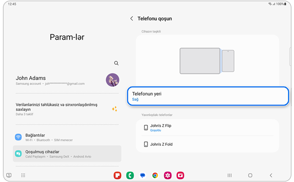 Samsung Galaxy multi nəzarət, addım 4