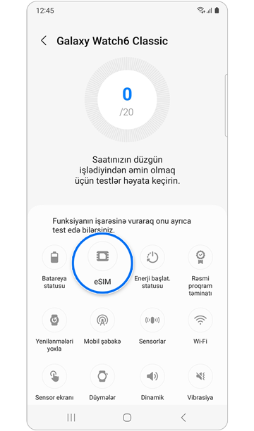 Diaqnostik test nişanlarının siyahısı.