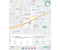 Map of Samsung device locations with More options icon selected.