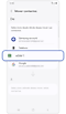 Lista de dónde mover contactos desde