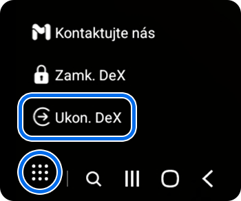 Ponuka Samsung DeX na monitore.