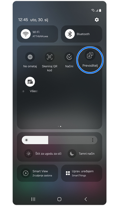 Panel brzih postavki