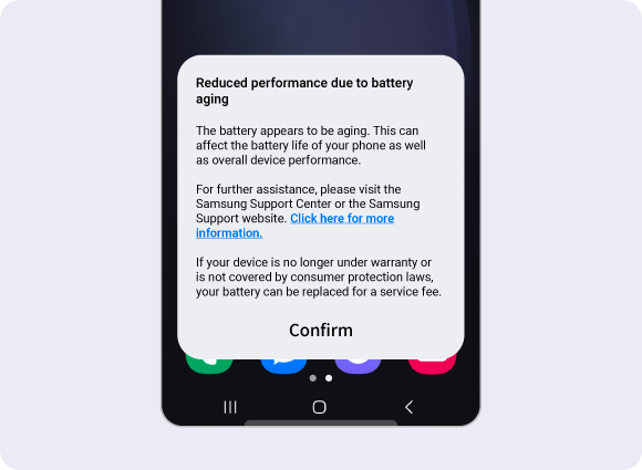 ဘတ္ထရီယိုယွင်းခြင်း၊စွမ်းဆောင်ရည်ကျဆင်းခြင်းမှတ်ချက်ပုံ။