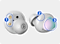 Galaxy Buds left and right earbuds.