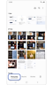 Pictures displayed on the Gallery app screen.