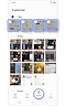 Delete option selected to remove image files