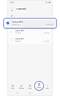Files saved in the Voice Recorder List.