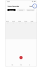 Voice Recorder home screen