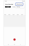 Voice Recorder home screen