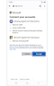 Microsoft Connect your accounts permission screen