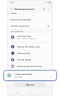 Samsung Account home screen