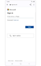 Microsoft account login screen