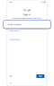 Google account sign in