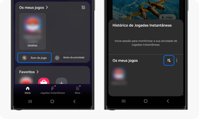 Image de l’icône Son des jeux désactivée.