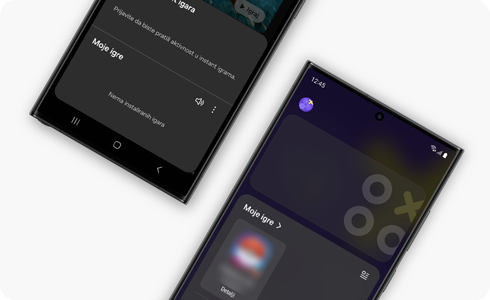 Prikaz ekrana „Moje igre” aplikacije Gaming Hub.