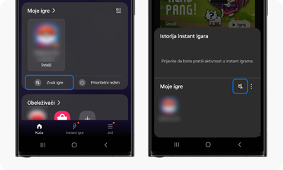 Otvorite „Game Launcher” i kucnite na status ikone „Potpuno utišavanje” u dnu područja „Moje igre” da biste je deaktivirali.