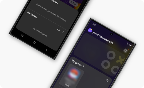 View of the “My Games” screen of the Gaming Hub app.