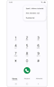 Skirtukas „Daugiau parinkčių“ „Samsung“ Telefono programoje, parinktis „Nustatymai“