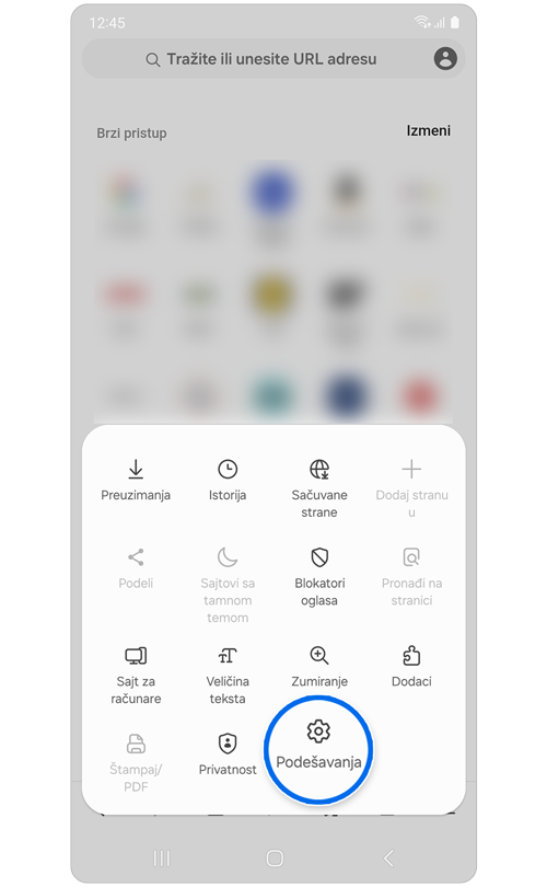 Iskačuća lista alata