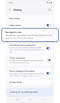 Display settings screen.