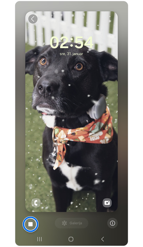 Pregled foto ambijent vremenskih efekata na pozadini